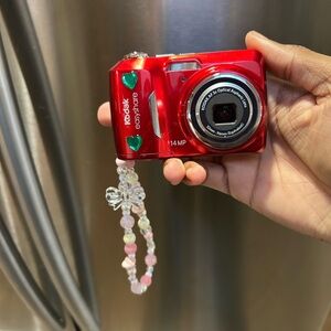 Rare Red Kodak EasyShare C1530 14.0MP Digital Camera Y2K Tested Sd Card + box